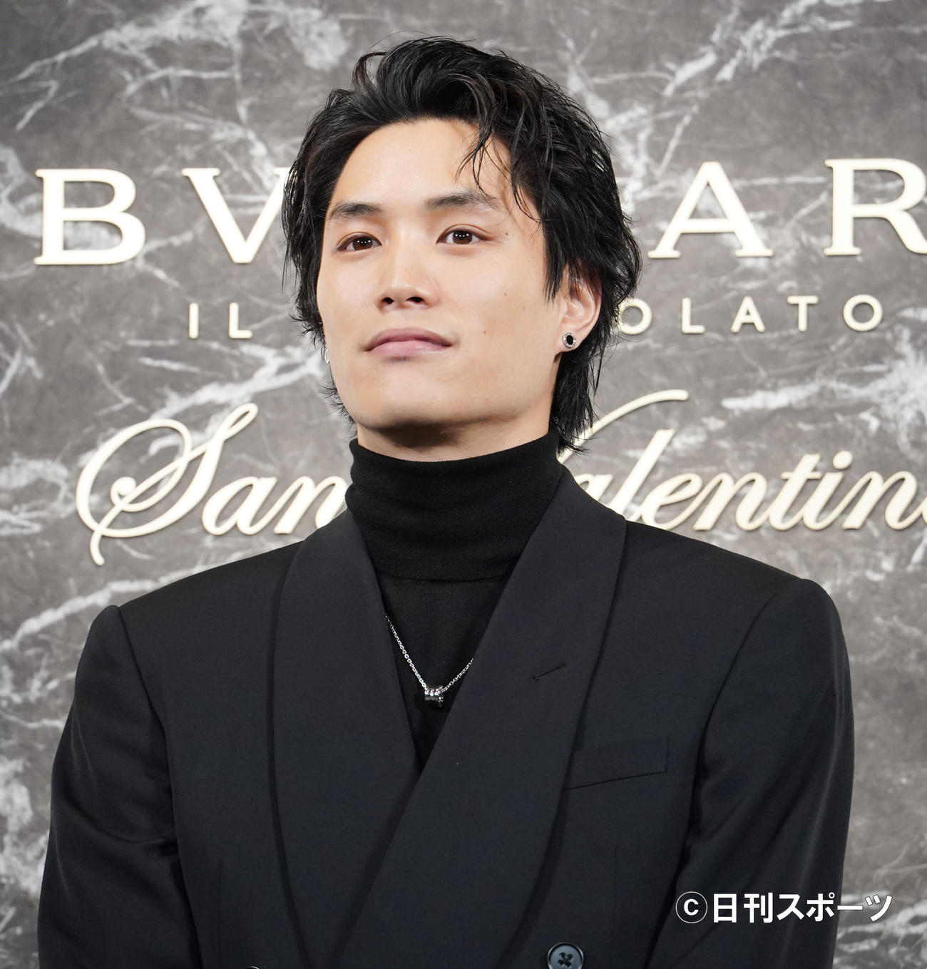 チョコレート「サン・ヴァレンティーノ」のアンバサダーに就任した鈴木伸之（撮影・佐藤勝亮）