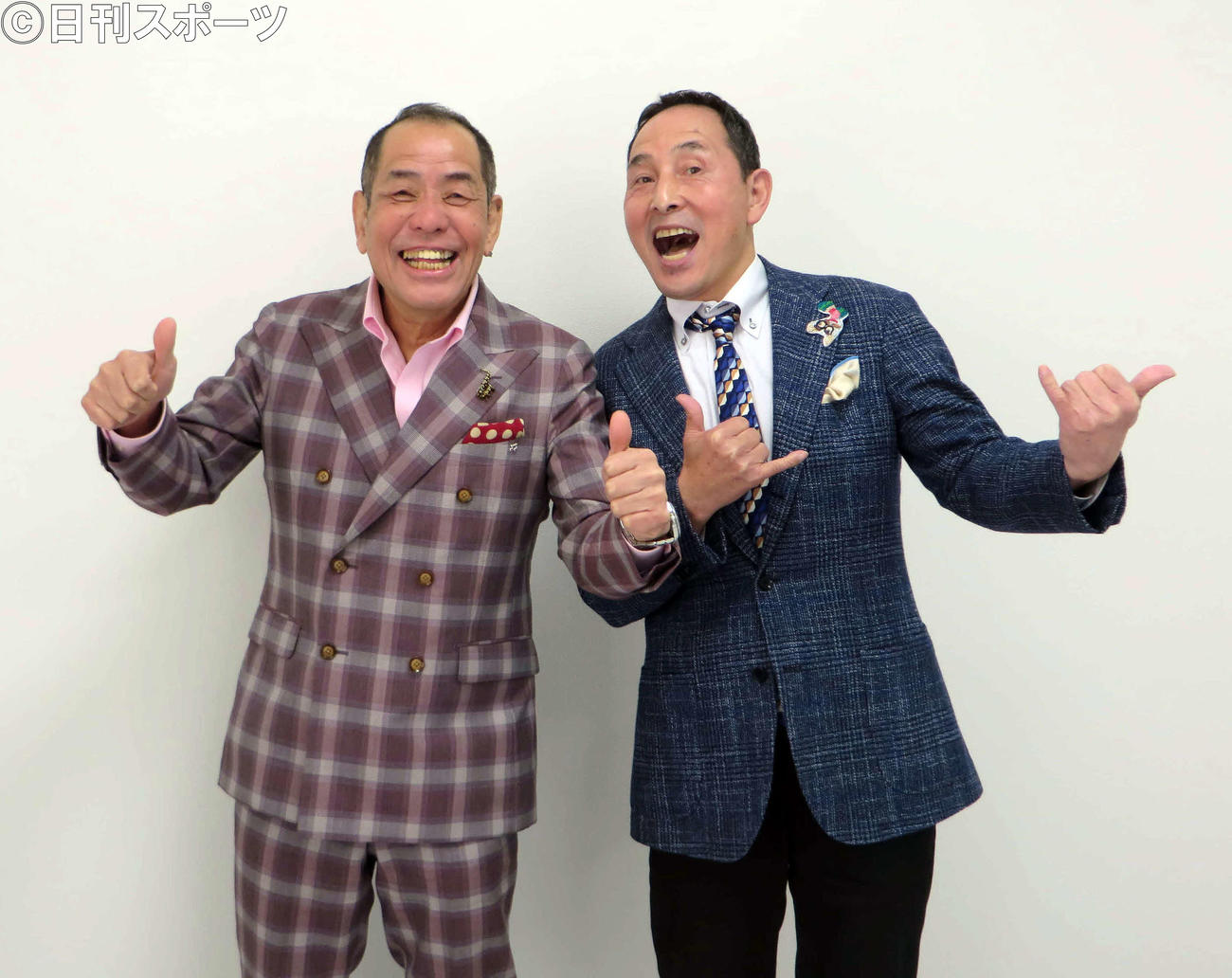 3月11日に「古希記念単独ライブ」を行うザ・ぼんち。ぼんちおさむ（左）と里見まさと