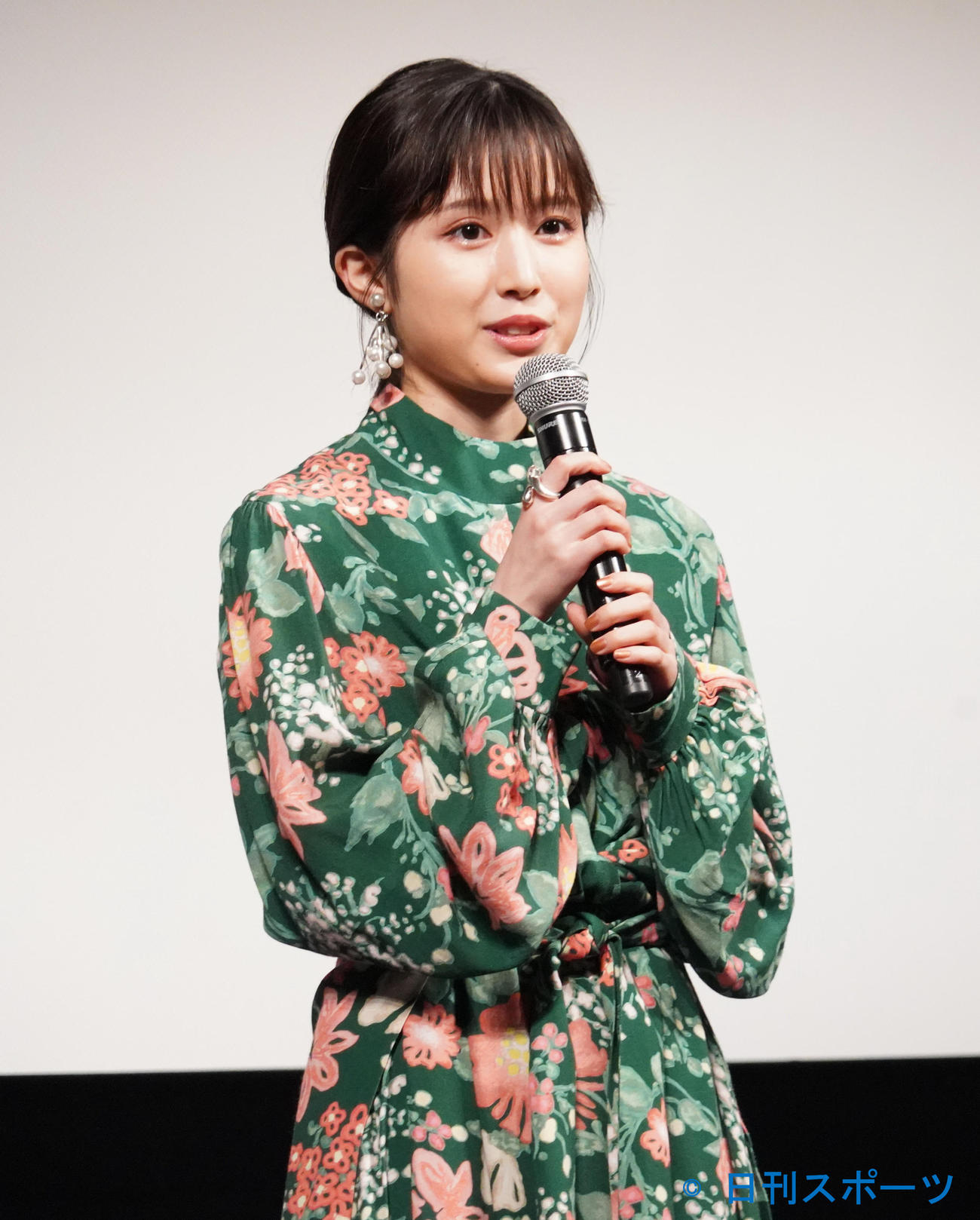 映画「君が落とした青空」の女子高生限定試写会に出席した福本莉子（撮影・佐藤成）