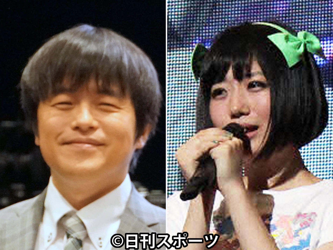 バカリズム（左）と夢眠ねむさん