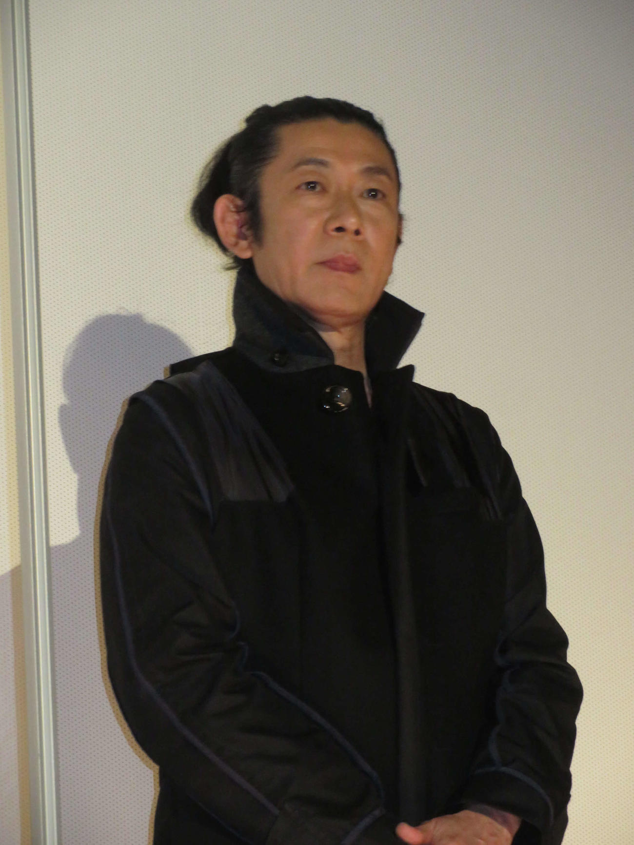 日中合作映画「再会の奈良」初日舞台あいさつに登壇した永瀬正敏（撮影・村上幸将）