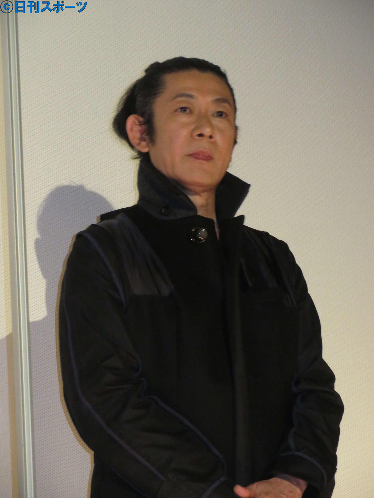 日中合作映画「再会の奈良」初日舞台あいさつに登壇した永瀬正敏（撮影・村上幸将）