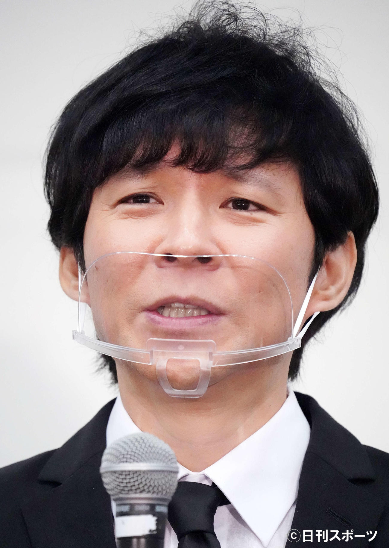 謝罪会見を行う渡部建（2020年12月撮影）
