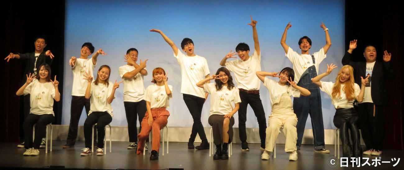 吉本坂46プレ公演に出演したメンバー（2020年10月撮影）