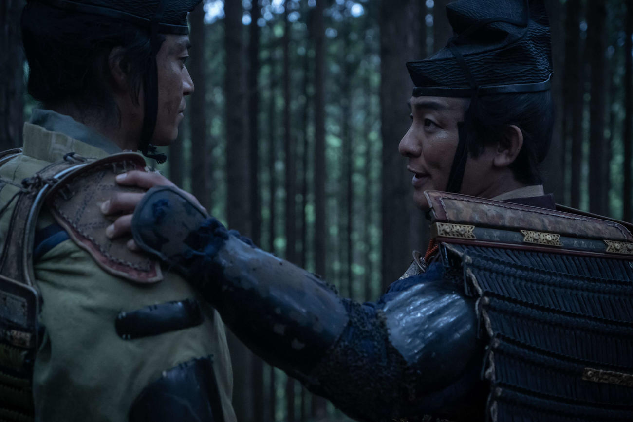 石橋山の戦いで敗れた北条義時（小栗旬）と宗時（片岡愛之助）は最後の言葉を交わす