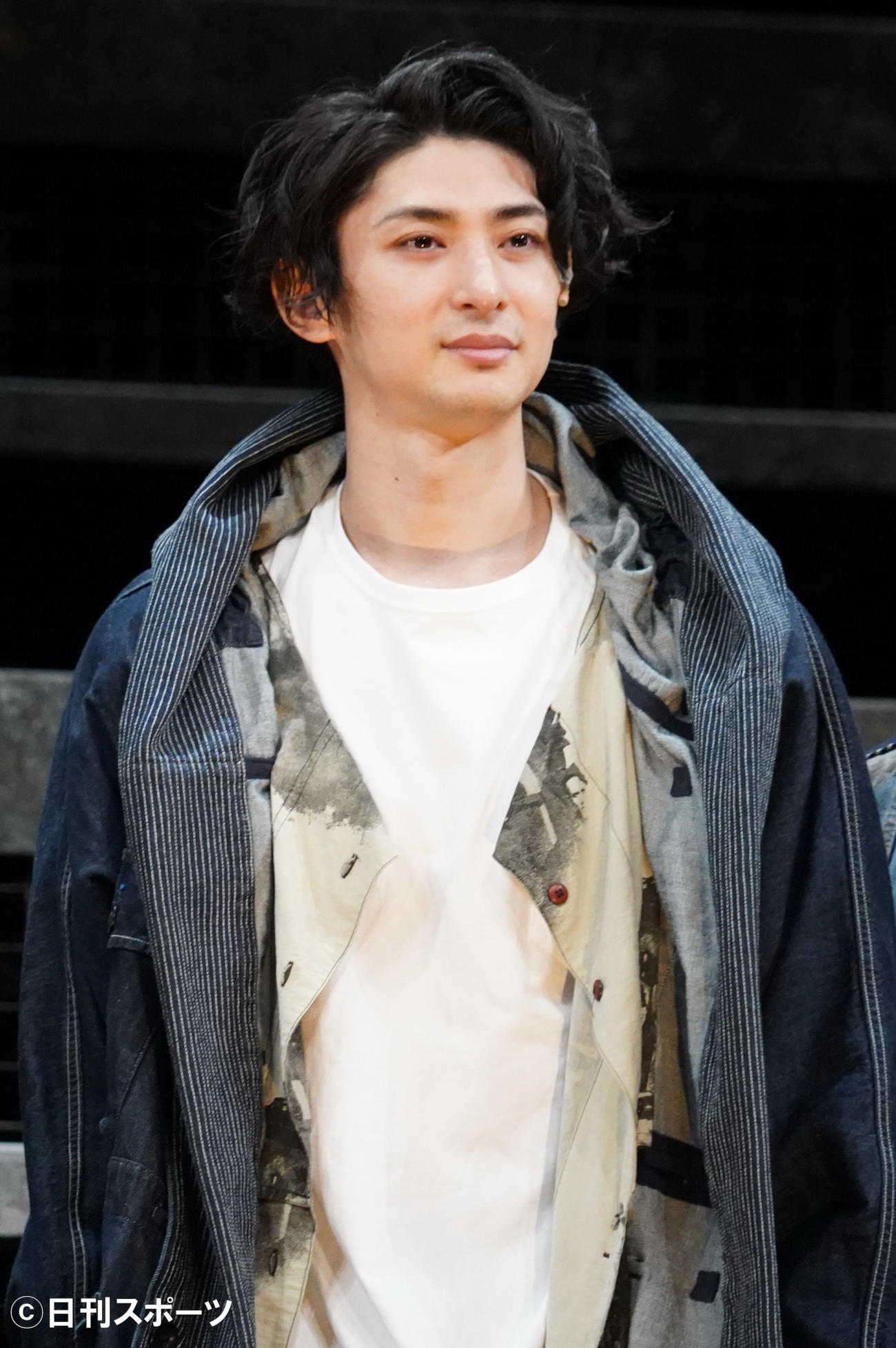 舞台「シラノ・ド・ベルジュラック」の取材会に出席した古川雄大（撮影・佐藤成）
