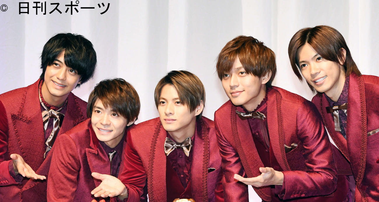 King＆Princeの左から高橋海人、岸優太、平野紫耀、永瀬廉、神宮寺勇太（2019年撮影）