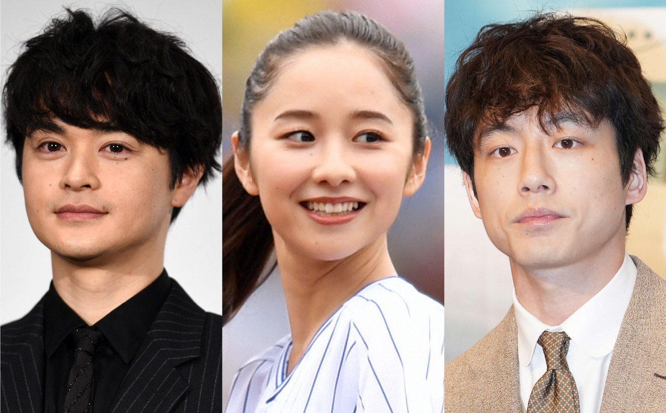「鎌倉殿の１３人」に新たに出演が決まった３人。左から瀬戸康史、堀田真由、坂口健太郎