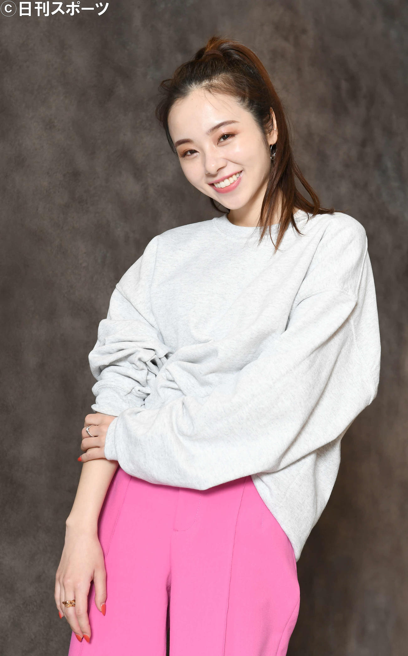 セカンドシングルへの思いを語った真洋（mahiro）（撮影・酒井清司）