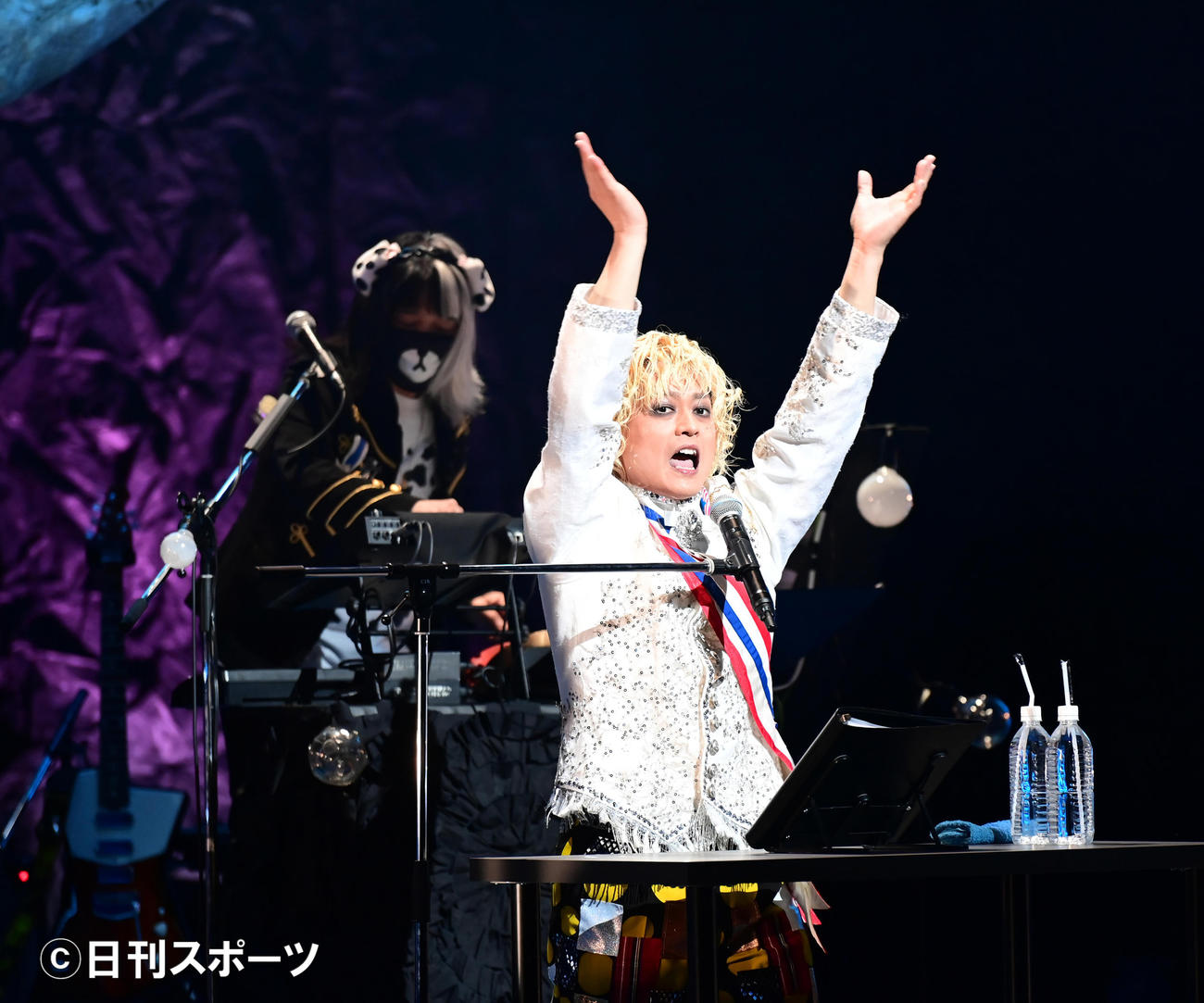 Sound Fantasy朗読劇「月世界旅行」公開ゲネプロに臨む塚田僚一（撮影・小沢裕）