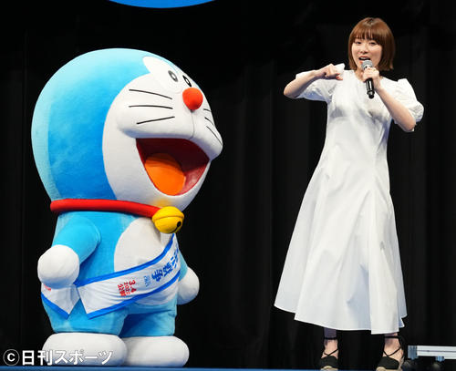ドラえもんの大ファン松岡茉優 やったー 劇場版声優オファー時の心境明かす アニメ ゲーム写真ニュース 日刊スポーツ