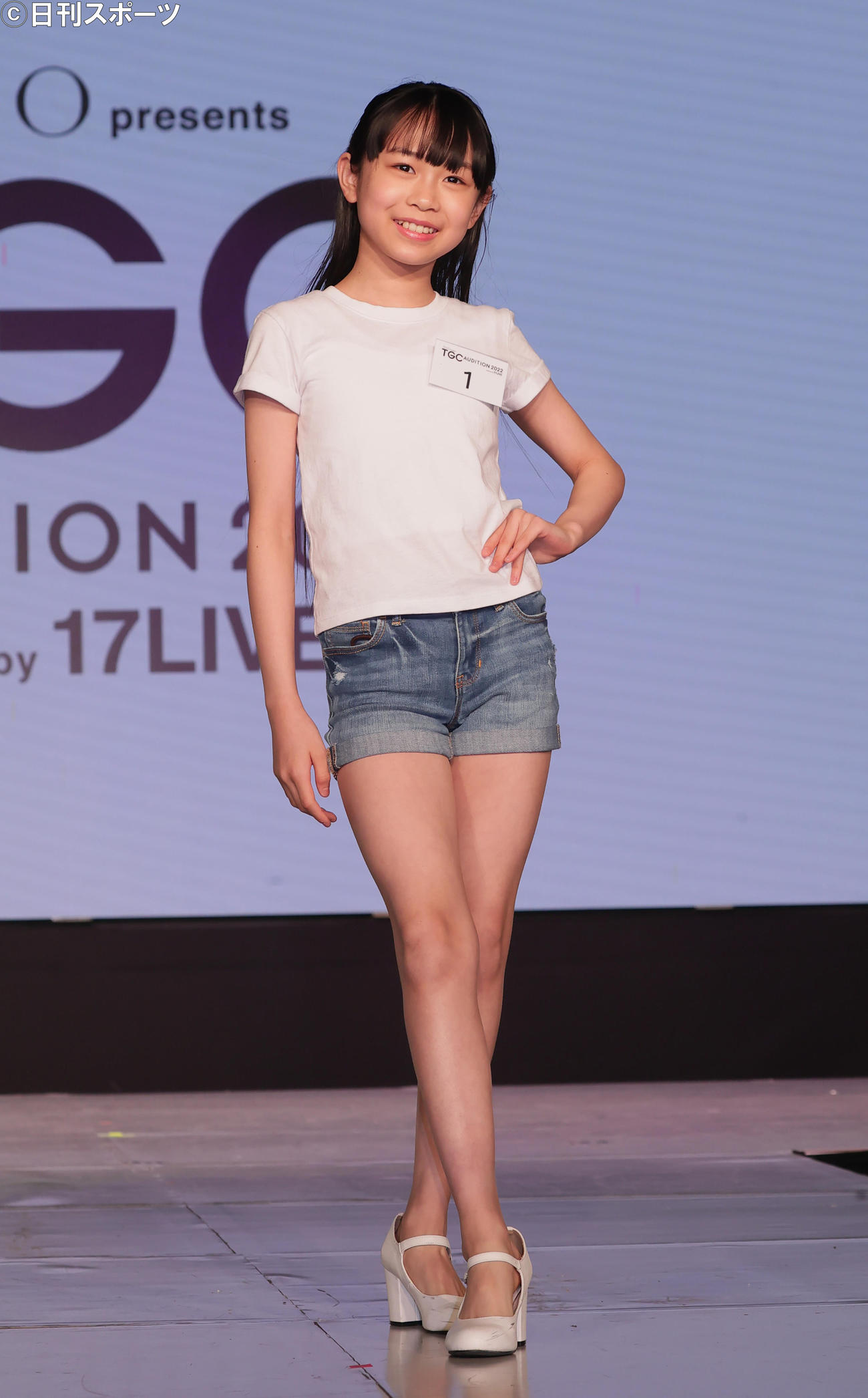 TGCオーディション2022に出場した陸川瑠々花さん（撮影・野上伸悟）