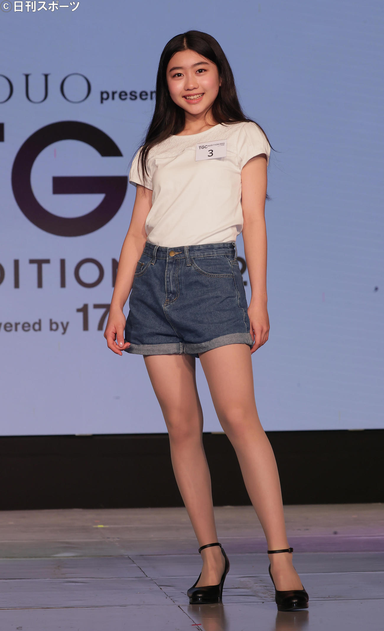 TGCオーディション2022に出場したKANAEさん（撮影・野上伸悟）