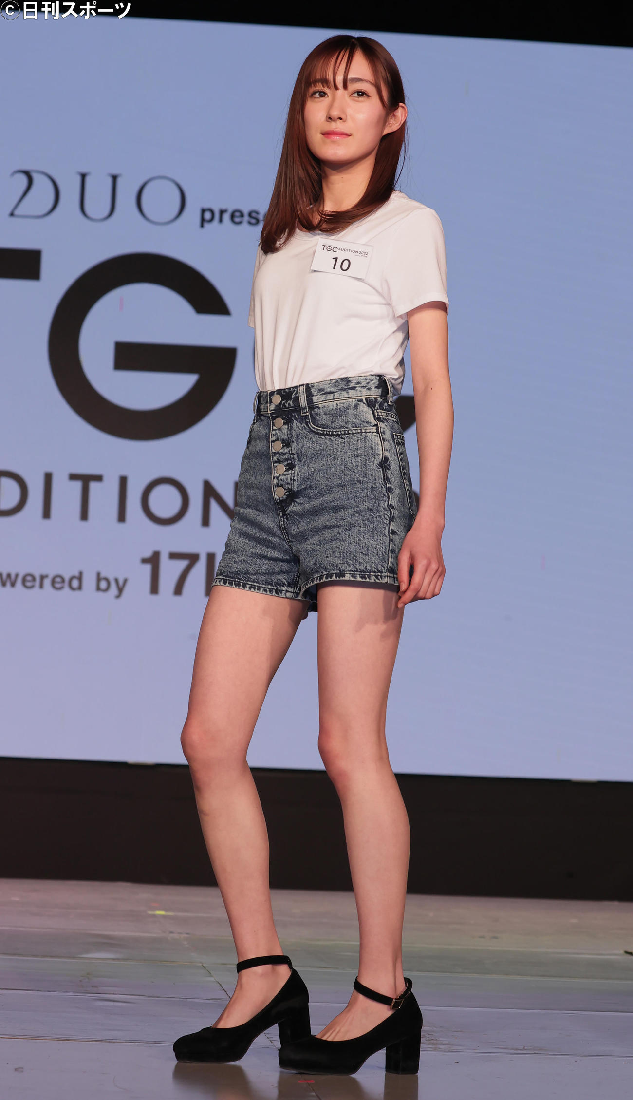 TGCオーディション2022に出場した白鳥来夢さん（撮影・野上伸悟）