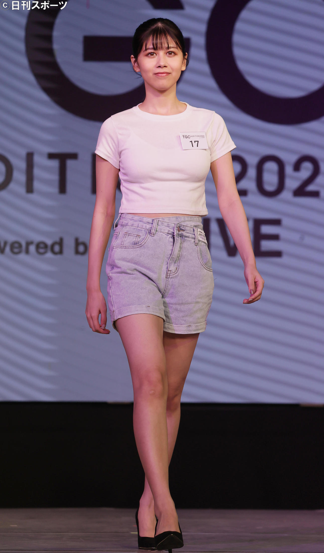 TGCオーディション2022に出場したRianさん（撮影・野上伸悟）