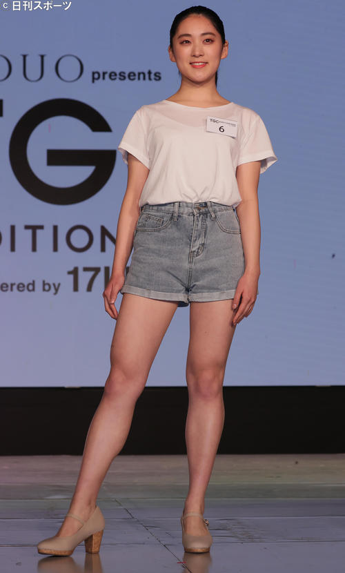 TGCオーディション2022に出場した矢吹舞香さん（撮影・野上伸悟）