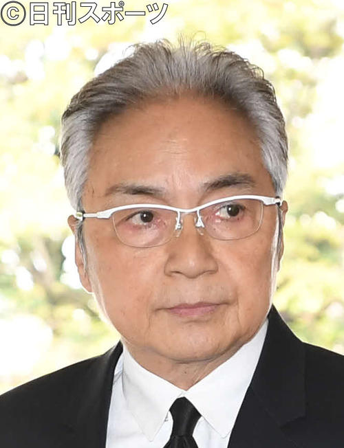 加藤剛さんのお別れの会に出席する西郷輝彦さん(2018年9月撮影)