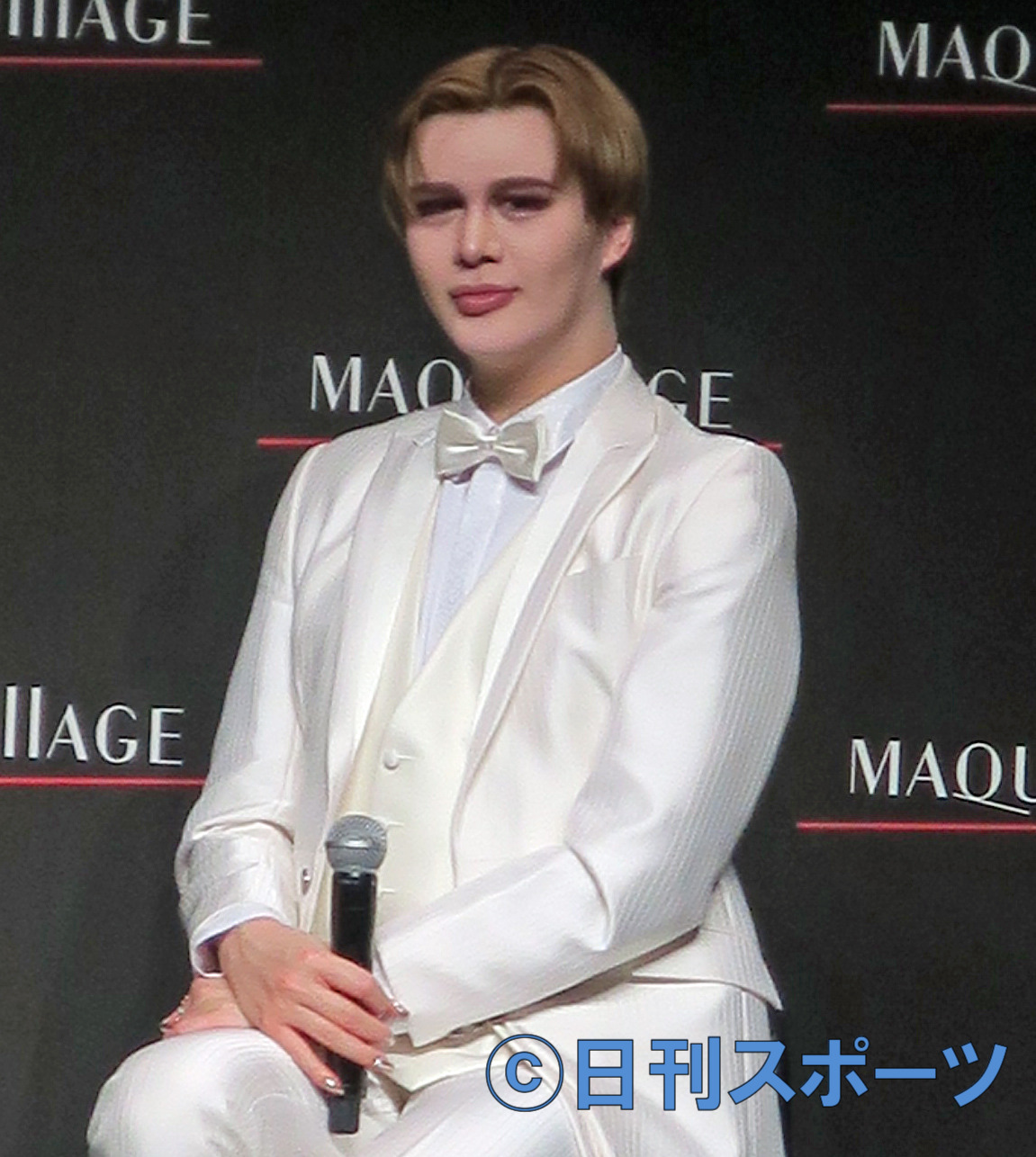 「マキアージュ新リキッドファンデーション発表会」に登場したMatt