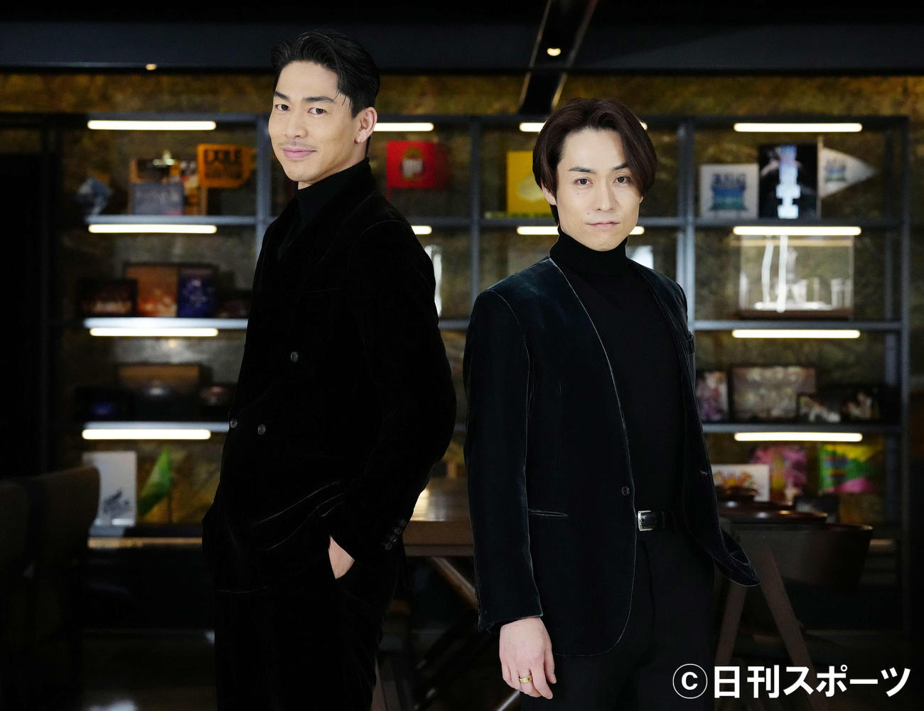 13年ぶりの全国アリーナツアーに向けて、意気込むEXILE AKIRA（左）とEXILE TETSUYA（撮影・江口和貴）