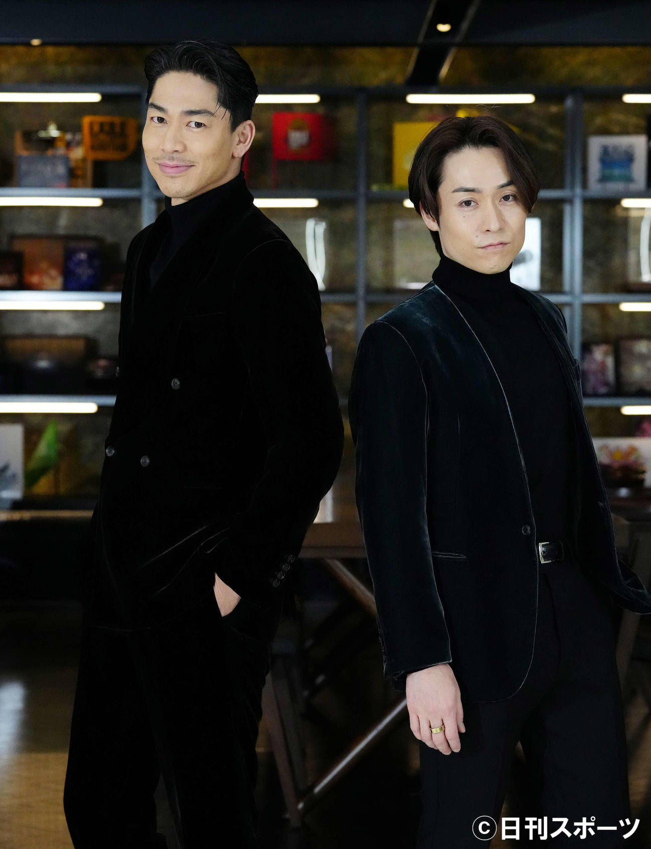 13年ぶりの全国アリーナツアーに向けて、意気込むEXILE AKIRA（左）とEXILE TETSUYA（撮影・江口和貴）