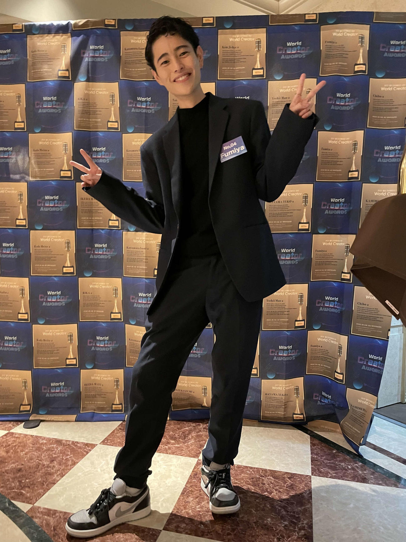 「2021 WORLD CREATOR AWARD」を受賞したFumiya