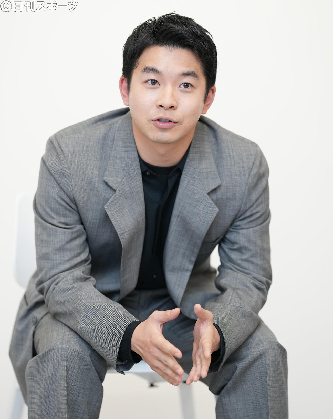 助演男優賞を受賞した仲野太賀（撮影・鈴木みどり）