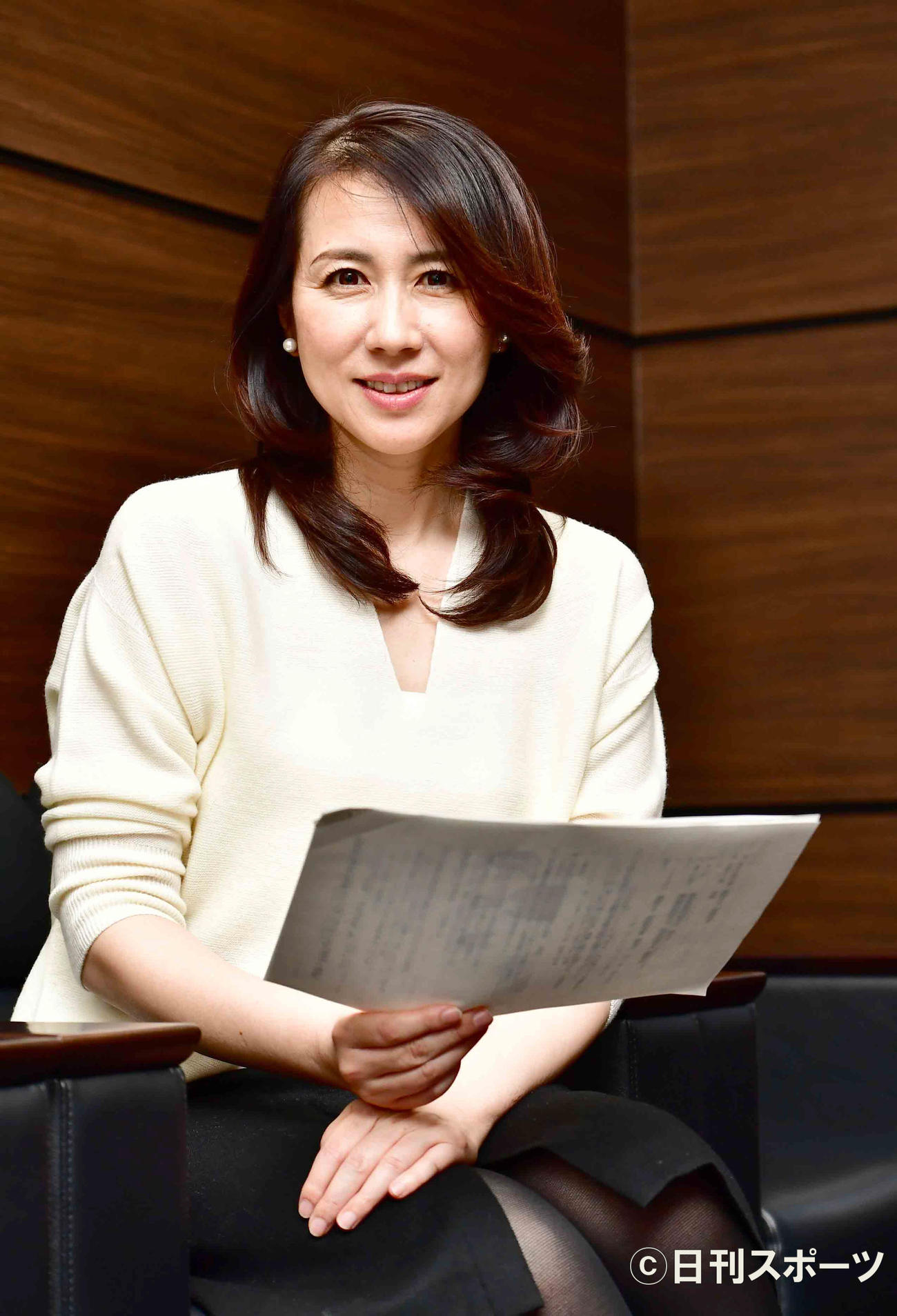 TBSアナウンサーによる朗読会をプロデュースしている堀井美香アナウンサー（撮影・小沢裕）