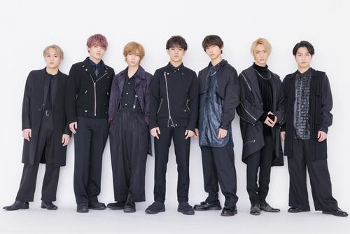 Travis Japan。左から松倉海斗、吉澤閑也、七五三掛龍也、宮近海斗、中村海人、川島如恵留、松田元太