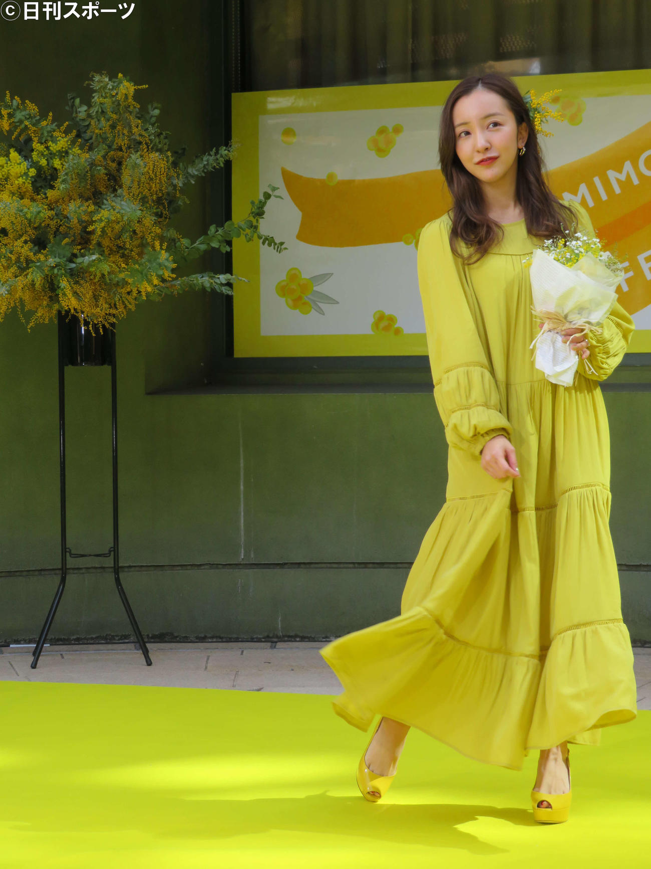 「MIMOSA FESTA」のスペシャルトークイベントに出席した板野友美（撮影・三須佳夏）