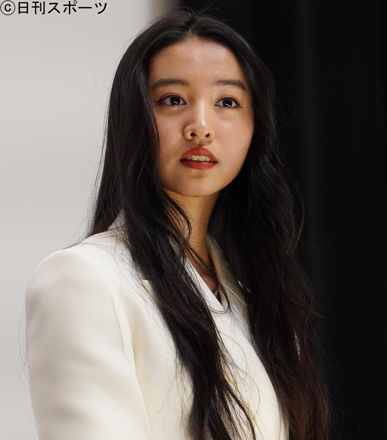 映画「牛首村」の大ヒット舞台あいさつに登壇した、Koki，（撮影・佐藤勝亮）