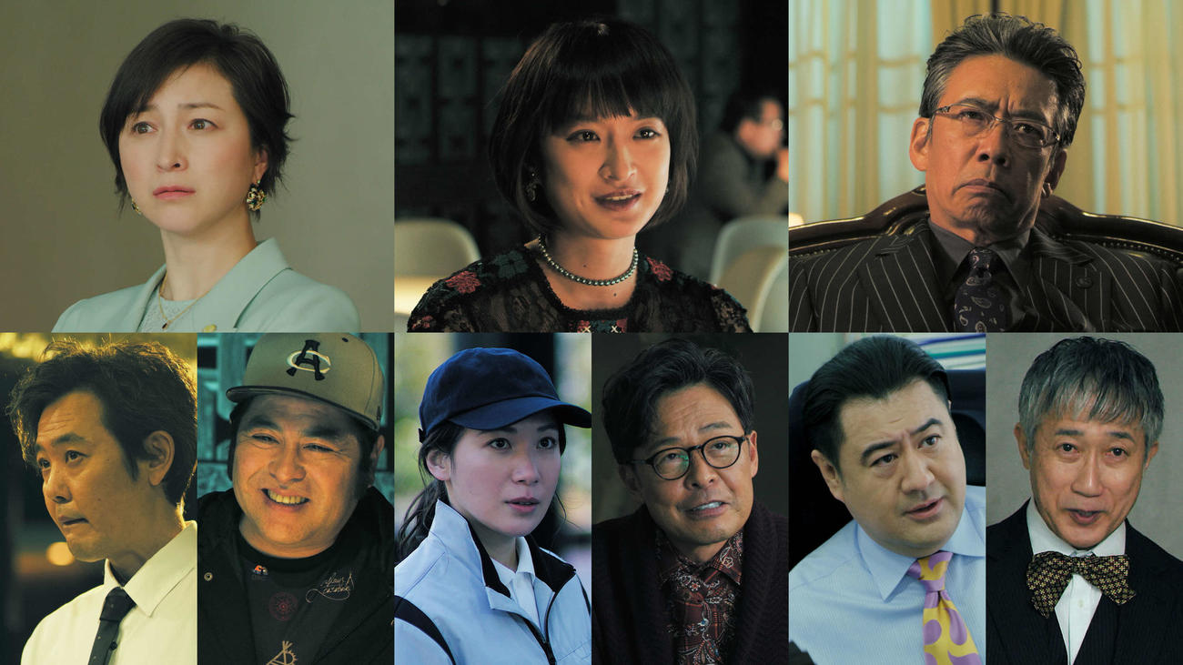 堺雅人主演スペシャルドラマ「ダマせない男」の出演者たち