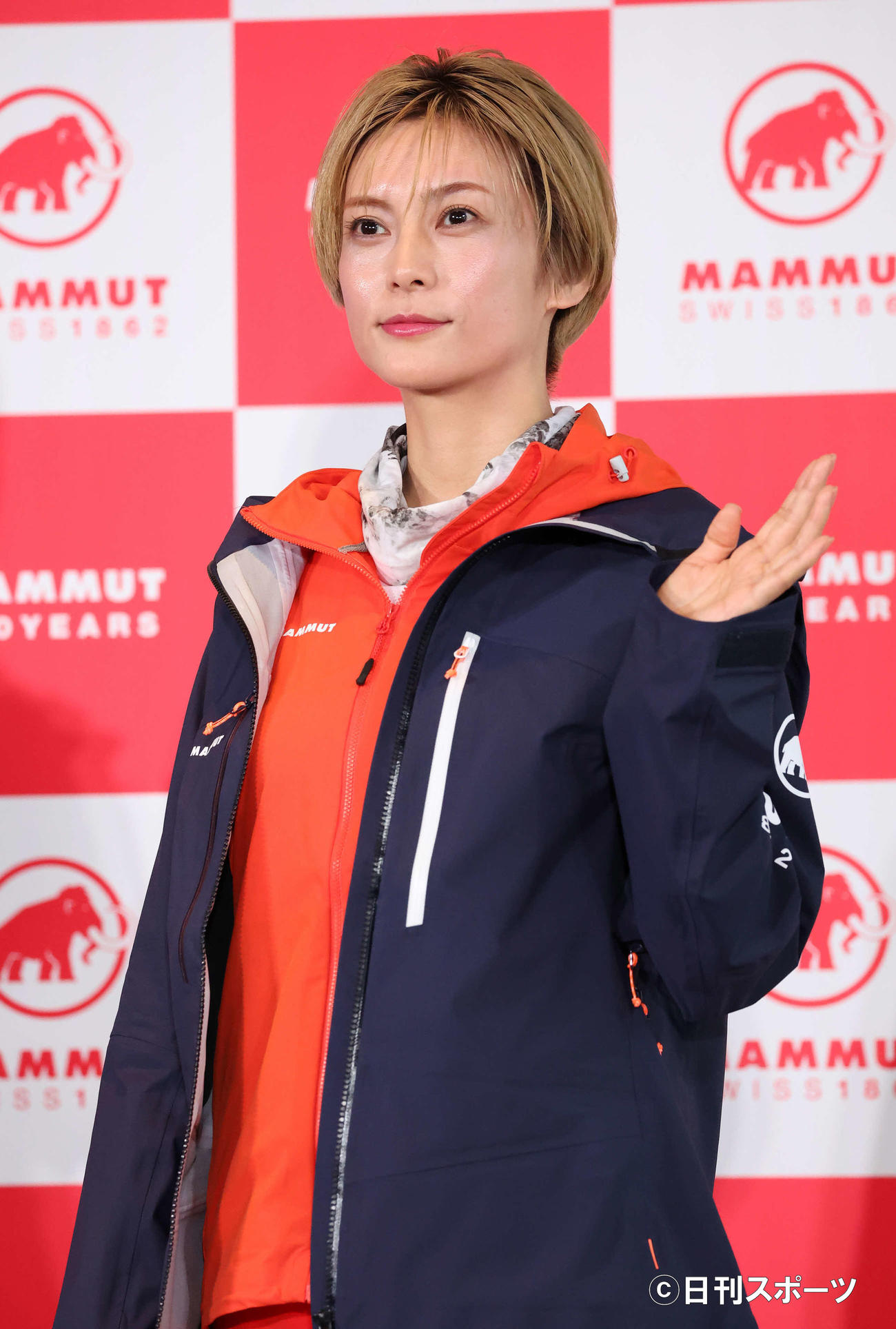 マムート160周年記念プロジェクトでアンバサダーに就任した柴咲コウ（撮影・丹羽敏通）
