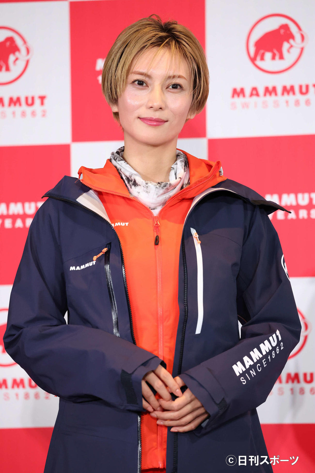 マムート160周年記念プロジェクトでアンバサダーに就任した柴咲コウ（撮影・丹羽敏通）