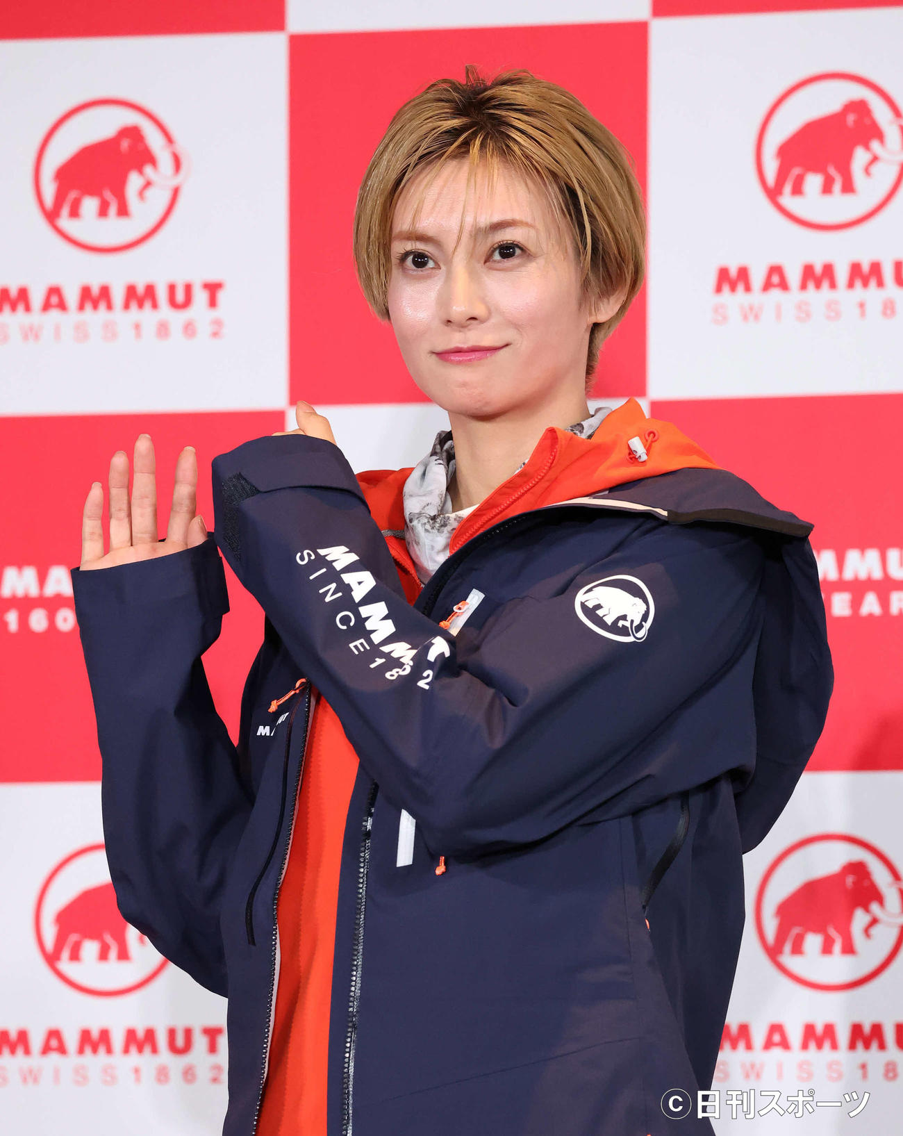 マムート160周年記念プロジェクトでアンバサダーに就任した柴咲コウ（撮影・丹羽敏通）