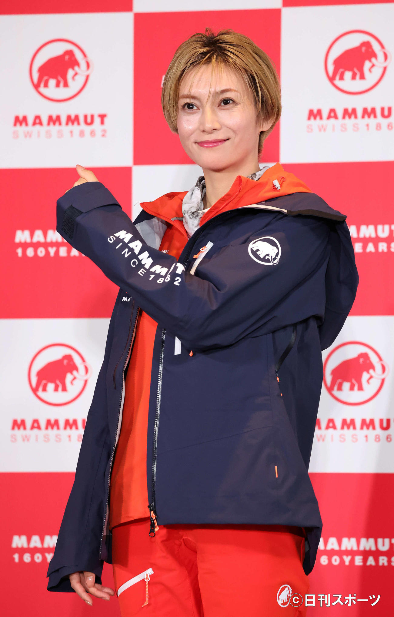 マムート160周年記念プロジェクトでアンバサダーに就任した柴咲コウ（撮影・丹羽敏通）