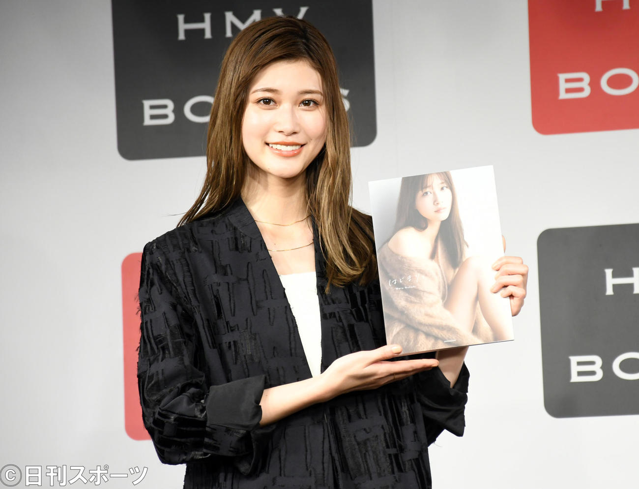 ファースト写真集「はじまり。」発売イベントを行った生見愛瑠（撮影・大友陽平）