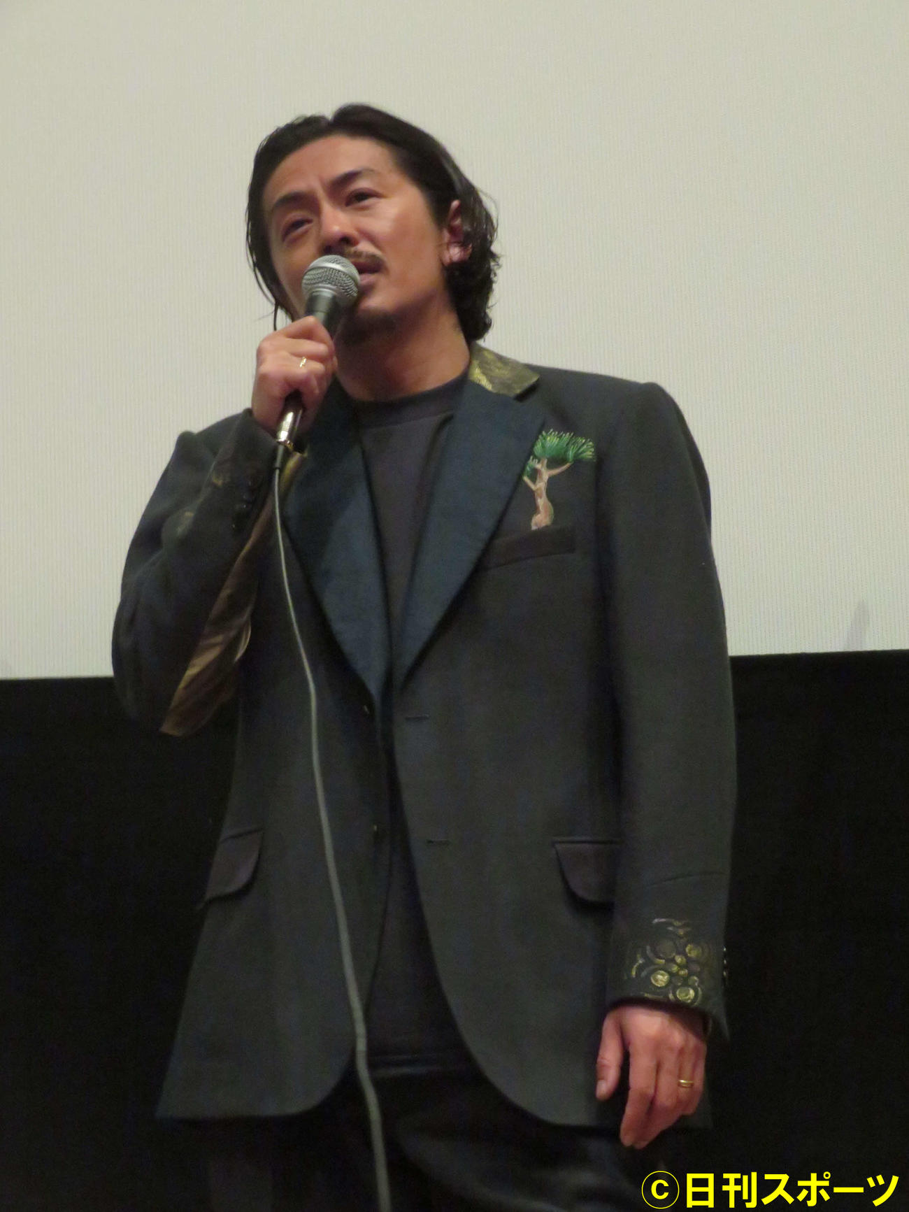 映画「DEATH DAYS」「生まれゆく日々」初日舞台あいさつに登壇した森田剛（撮影・村上幸将