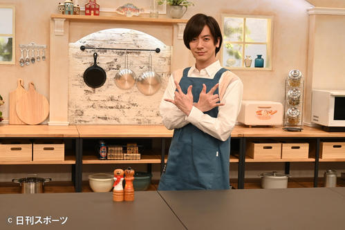料理番組「DAIGOも台所」の初収録に臨んだDAIGO（撮影・松浦隆司）