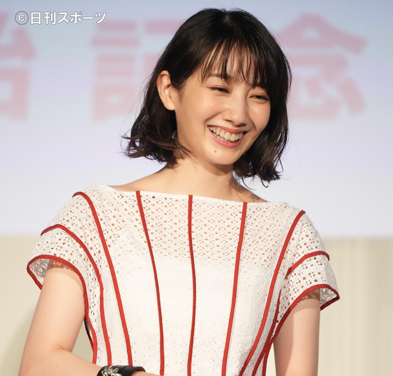 「恋に落ちたおひとりさま～スタンダールの恋愛論～」配信開始記念イベントで笑顔の波瑠（撮影・鈴木みどり）
