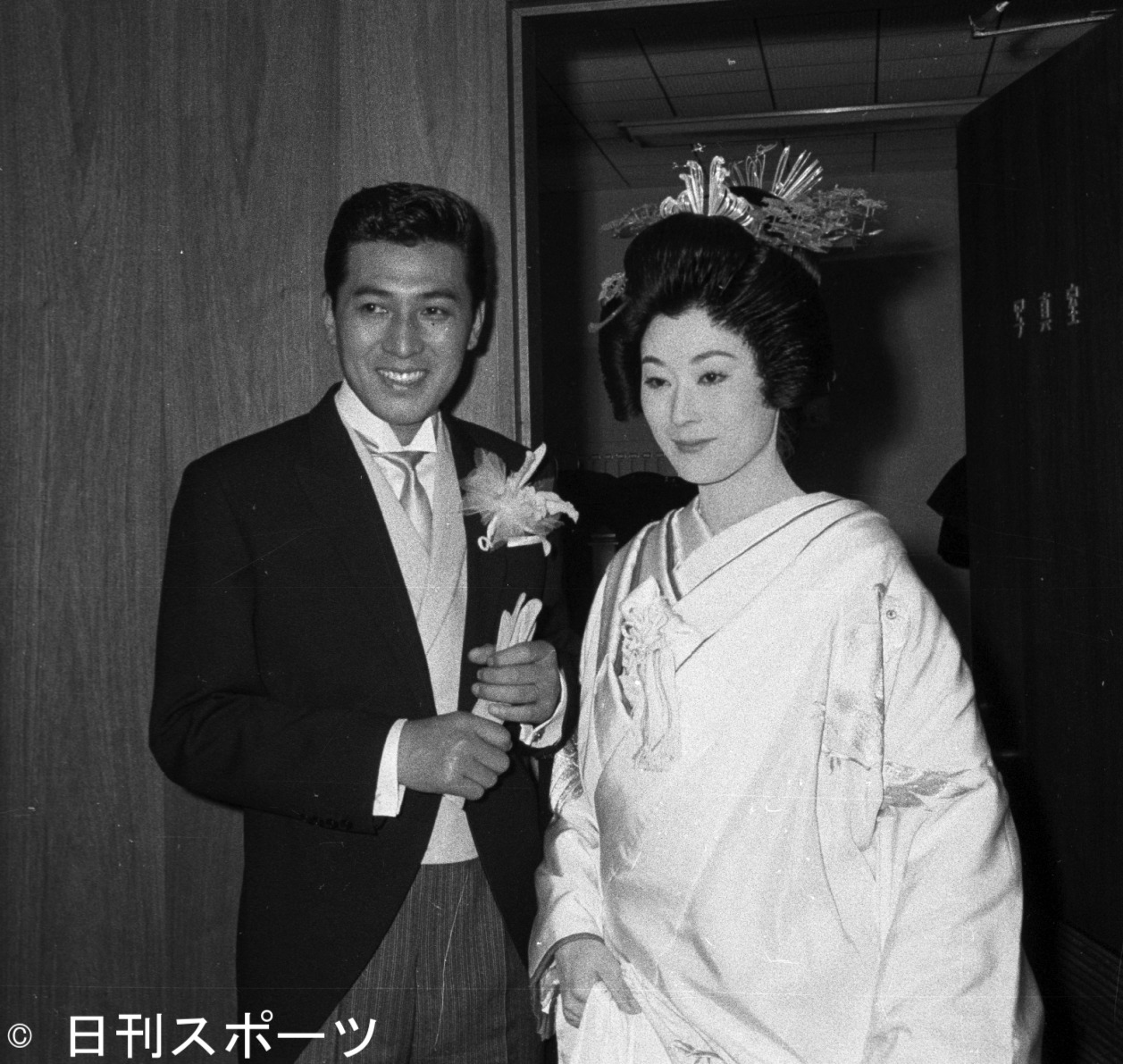 1966年4月29日、児島明子さんと挙式。この日は宝田明さんの誕生日だった