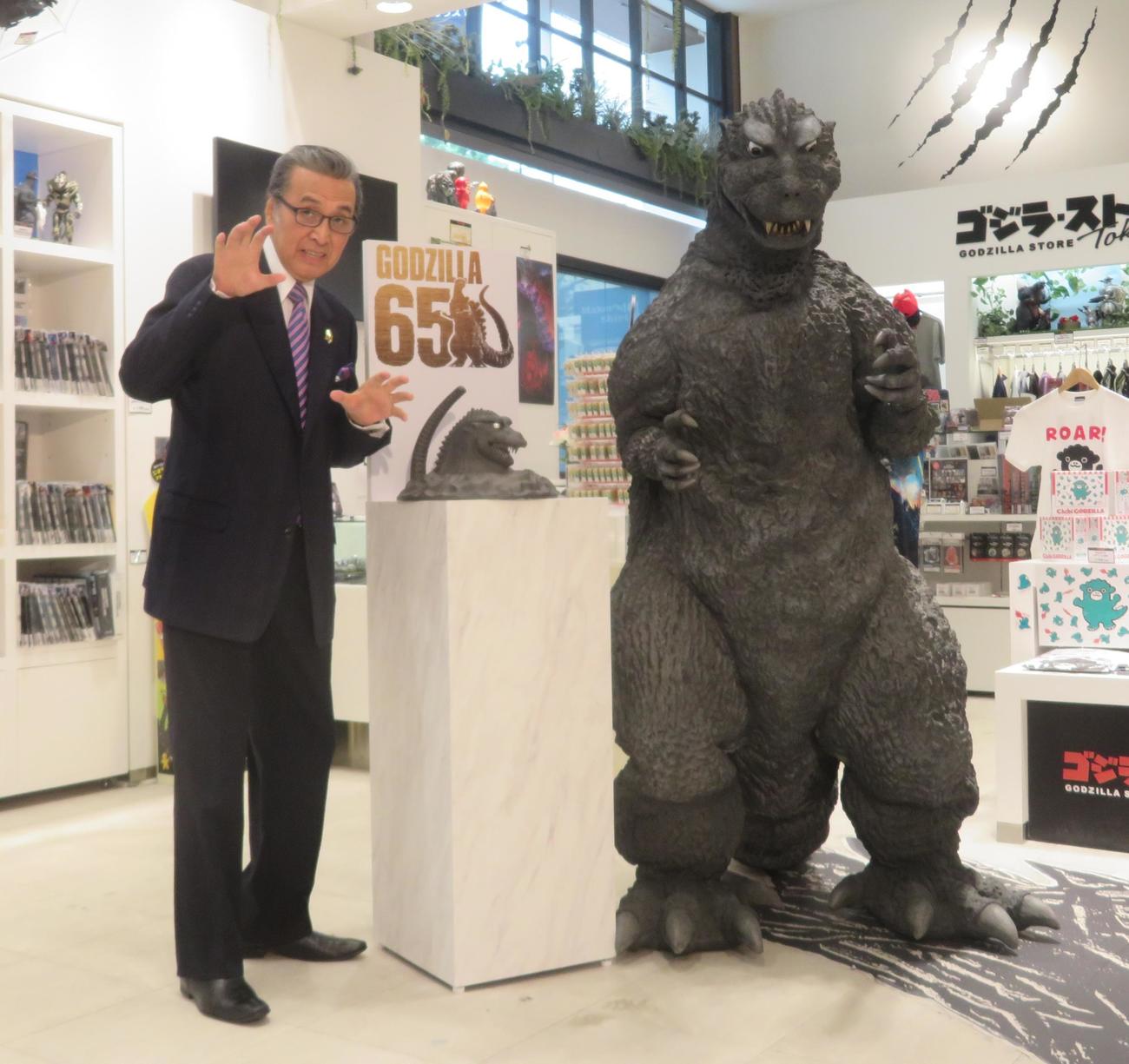 19年6月、新宿のゴジラ・ストアTokyoでイベントに出席した宝田明さん