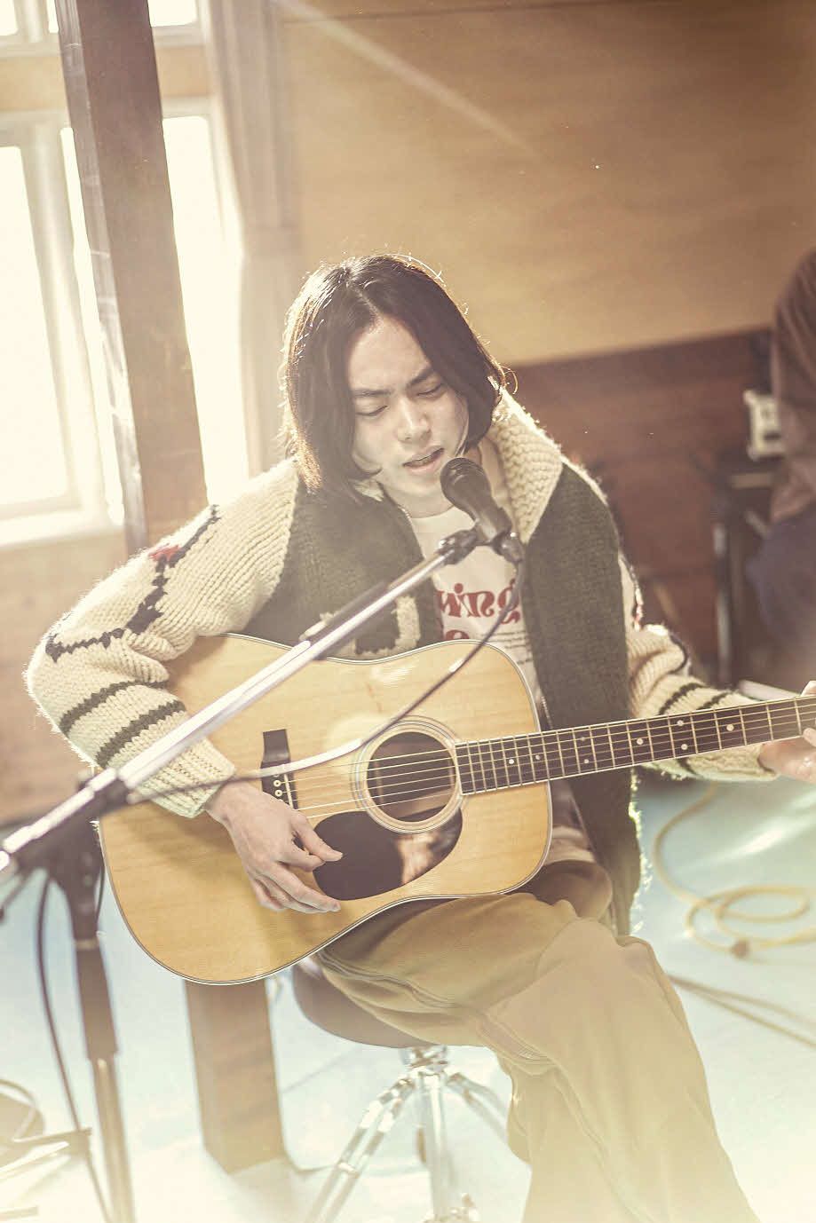 自身2度目となるオンラインライブ「菅田将暉LIVE STREAMING VOL.2」を行った菅田将暉　撮影・上飯坂一