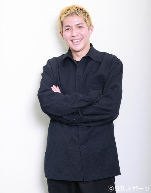 映画「今はちょっと、ついてないだけ」に出演する原沢侑高。明るく気さくで自身のことについて笑顔で語る姿にとても素直なイメージを持ちました(撮影・垰建太)
