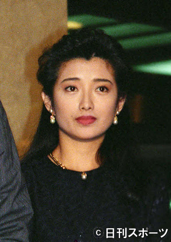 三浦祐太朗の母で元歌手の山口百恵さん（1987年11月撮影）