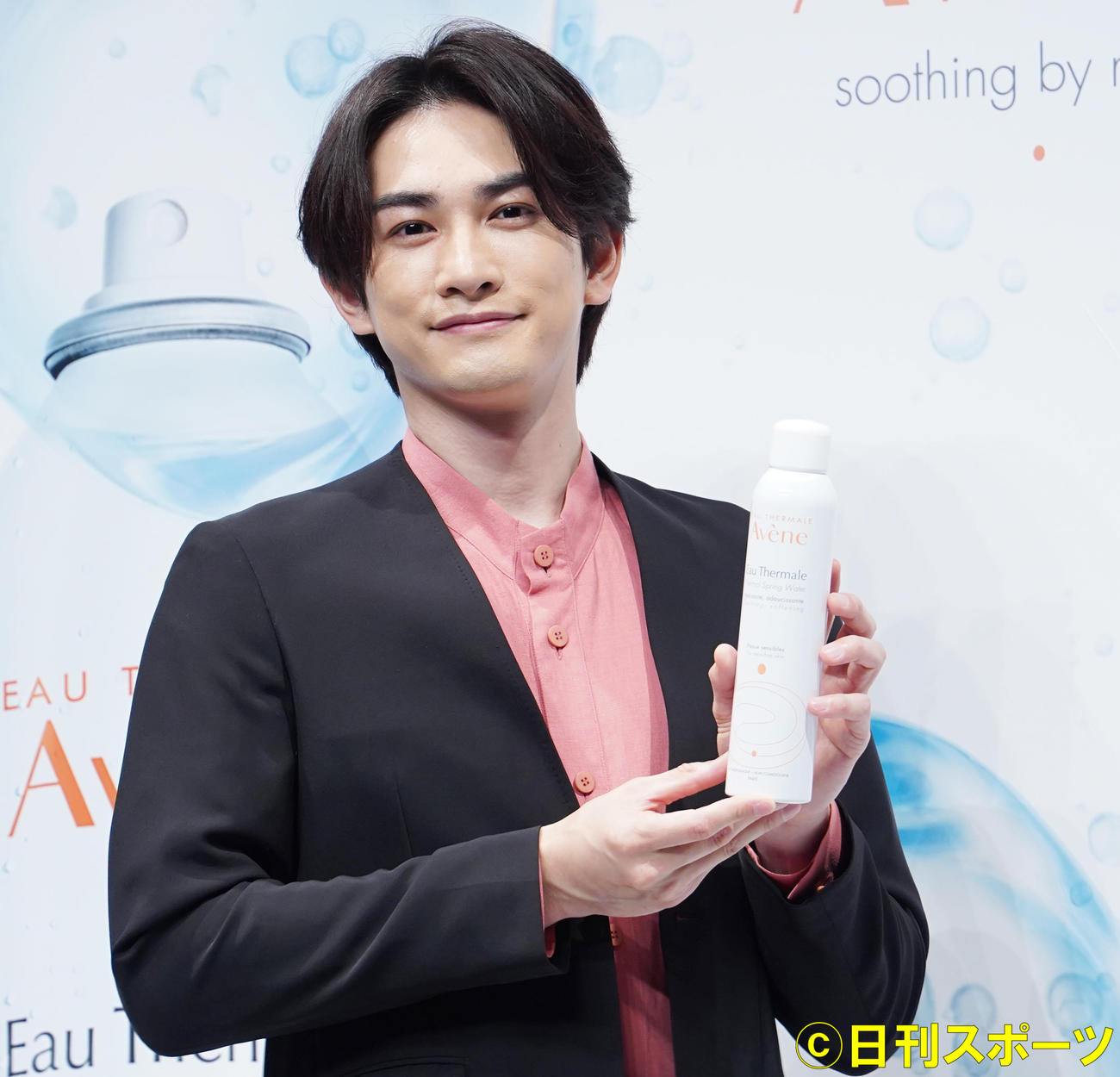 「アベンヌ」のアンバサダーに就任した町田啓太（撮影・佐藤勝亮）