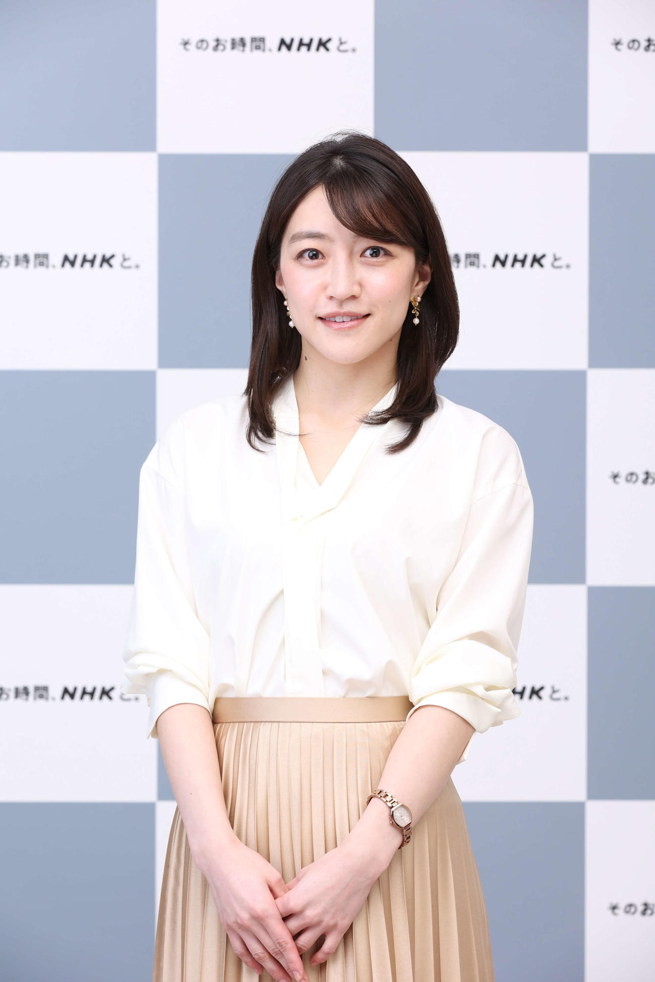 「サタデーウオッチ9」を担当する赤木野々花アナウンサー