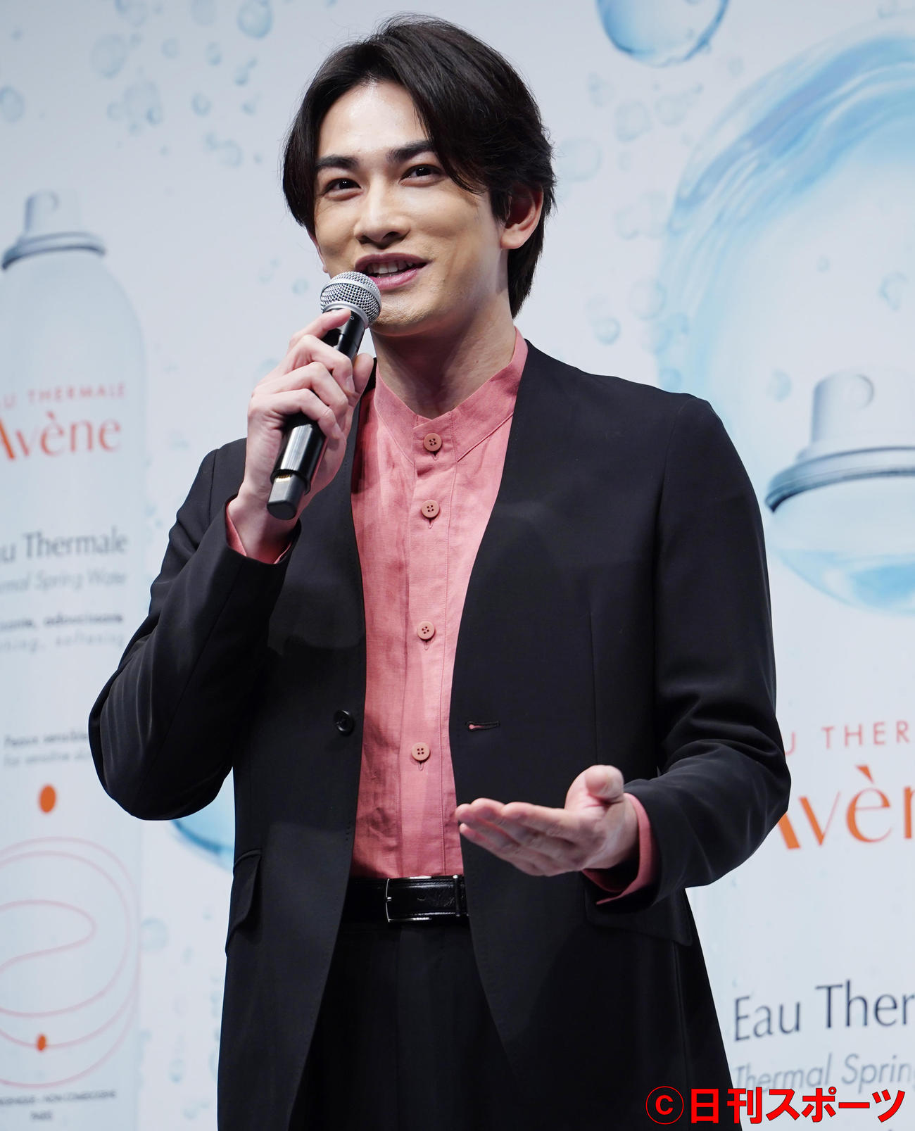 「アベンヌ」のアンバサダーに就任した町田啓太（撮影・佐藤勝亮）