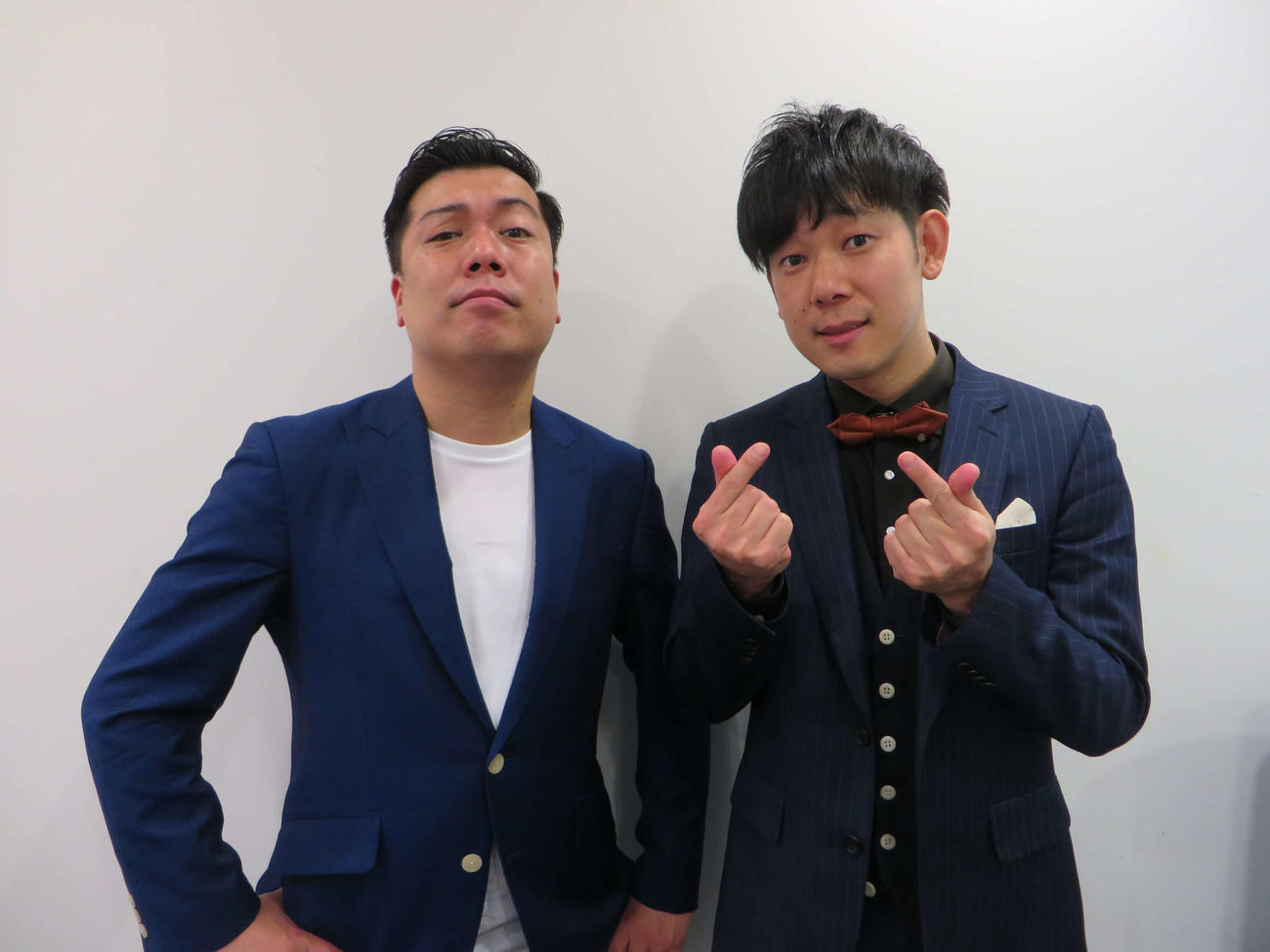マルセイユの別府貴之（左）と津田康平（撮影・三宅敏）