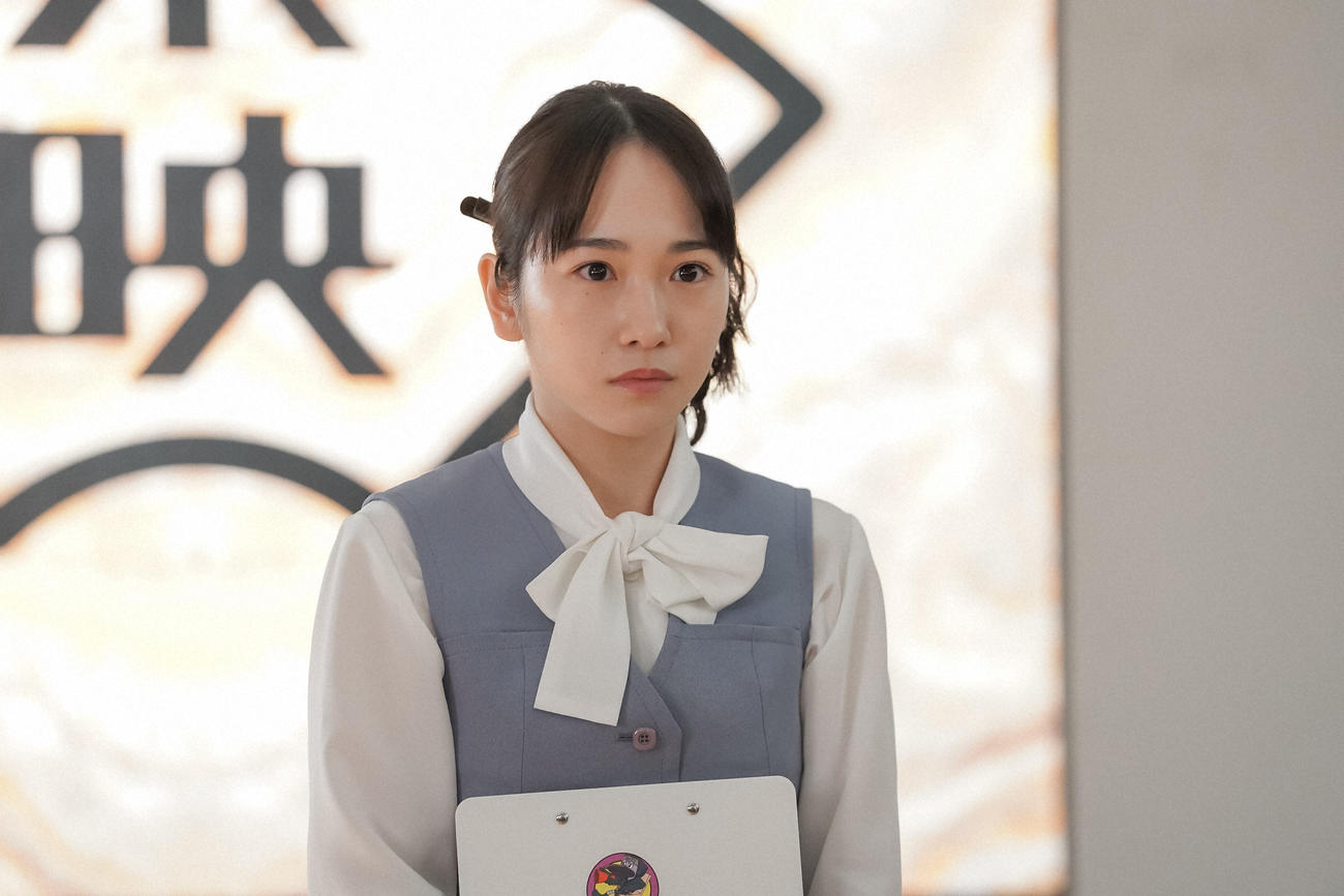 条映の道場で五十嵐と話をする大月ひなた（川栄李奈）（Ｃ）NHK