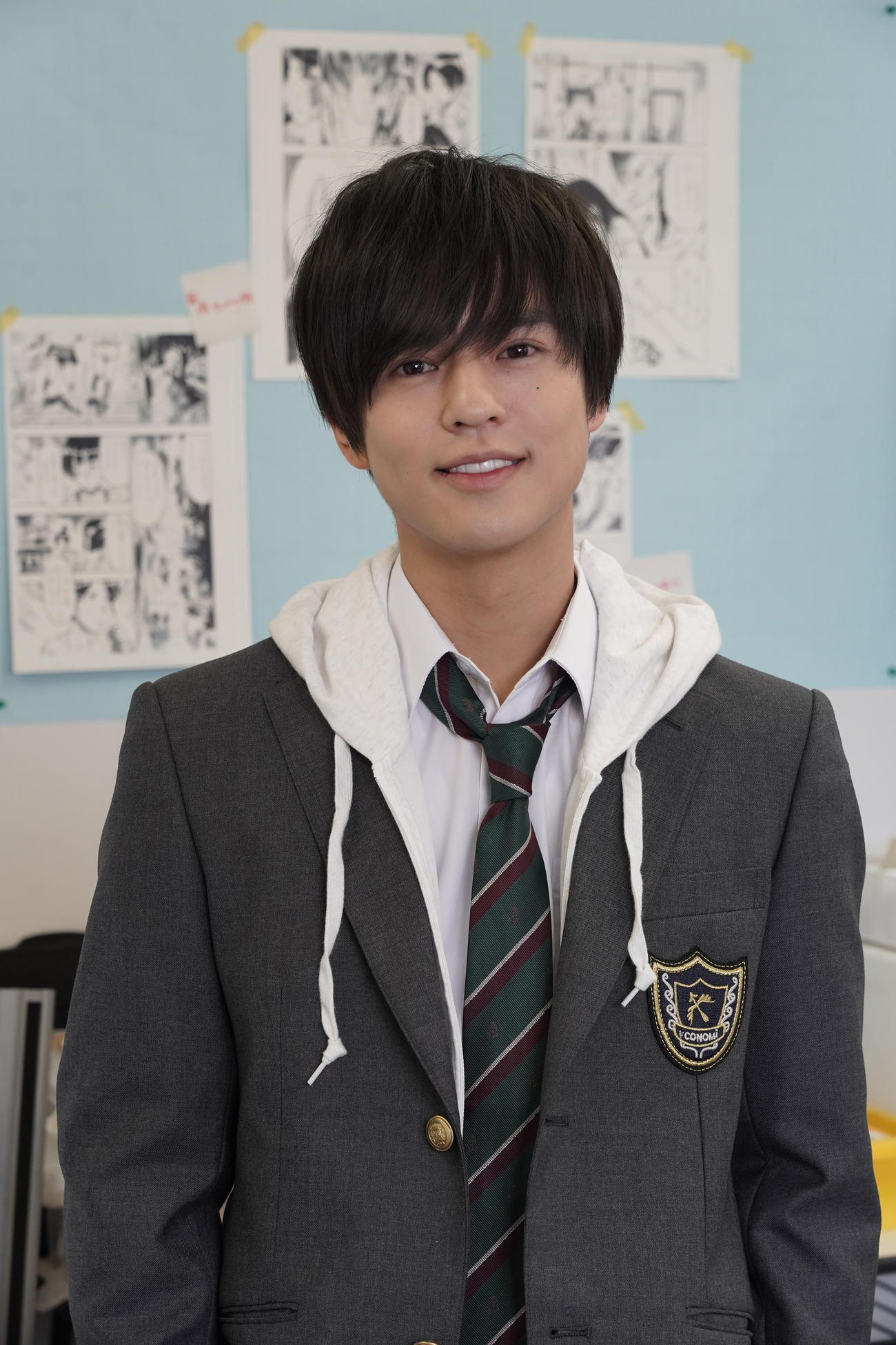 ABCドラマ「恋に無駄口」で主人公を演じる奥野壮